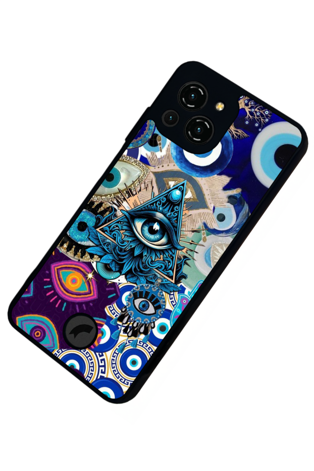 Reeder S23 Pro Max Uyumlu Göz Tasarımlı Glossy Premium Kılıf