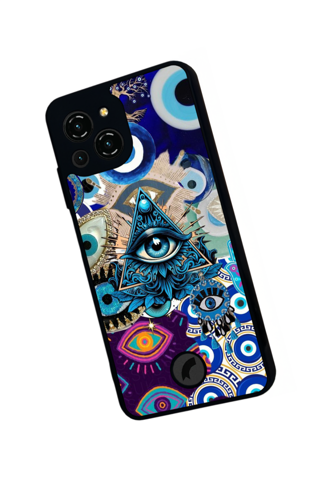 Reeder S23 Pro Max Uyumlu Göz Tasarımlı Glossy Premium Kılıf