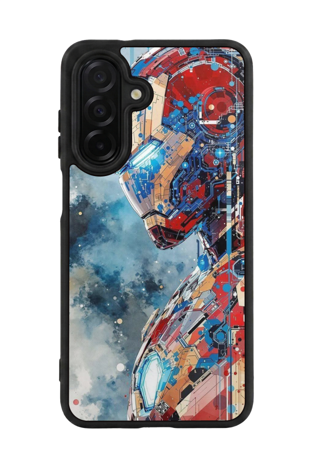 Samsung Galaxy A56 Uyumlu Iron Man ( Demir Adam ) Tasarımlı Glossy Premium Kılıf