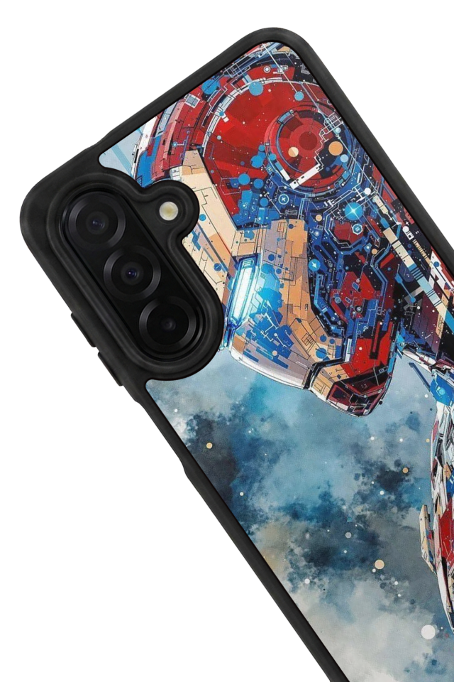 Samsung Galaxy A56 Uyumlu Iron Man ( Demir Adam ) Tasarımlı Glossy Premium Kılıf