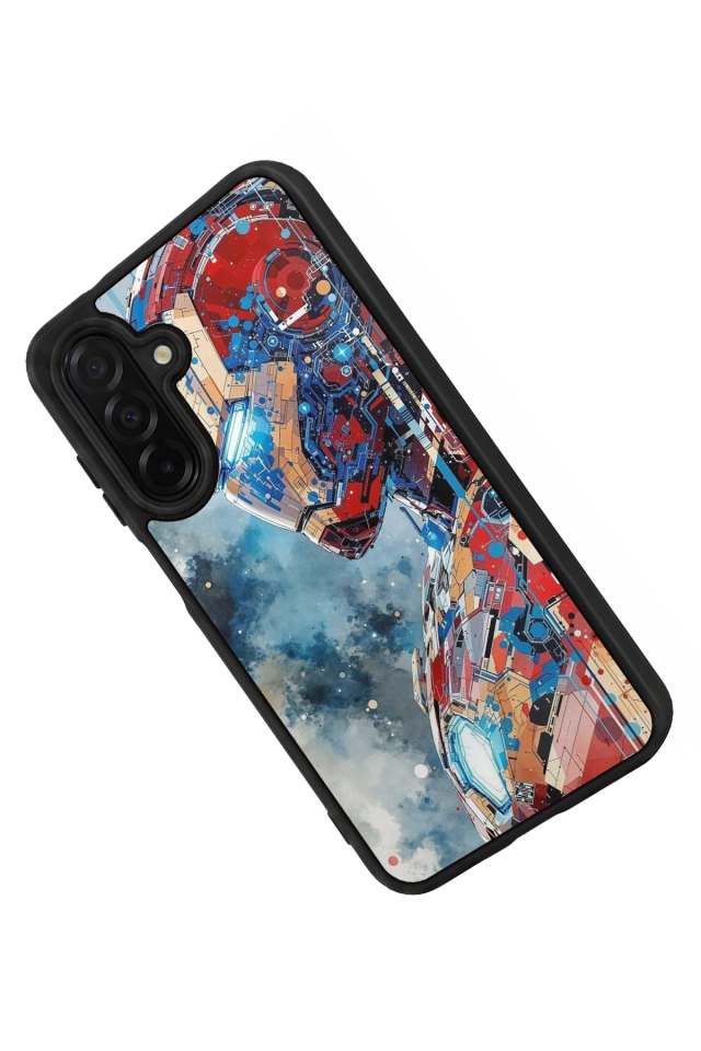 Samsung Galaxy A56 Uyumlu Iron Man ( Demir Adam ) Tasarımlı Glossy Premium Kılıf