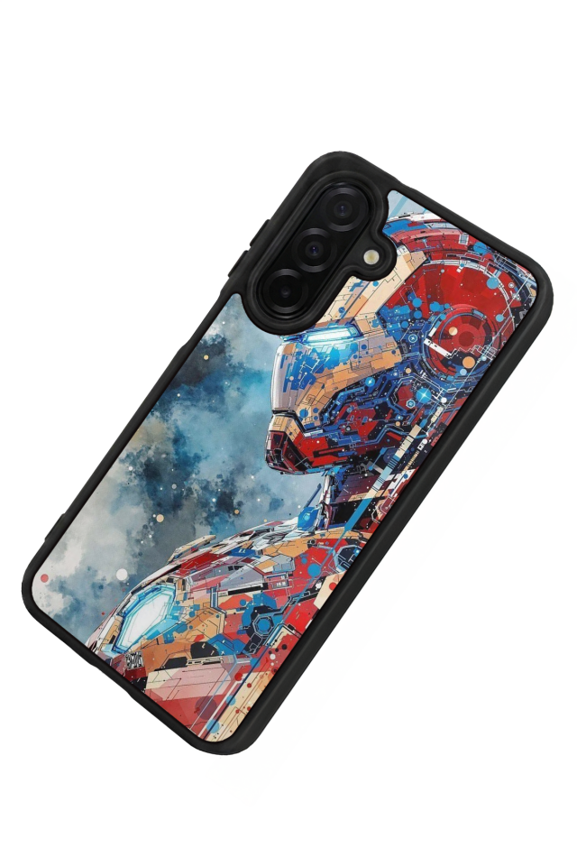 Samsung Galaxy A56 Uyumlu Iron Man ( Demir Adam ) Tasarımlı Glossy Premium Kılıf