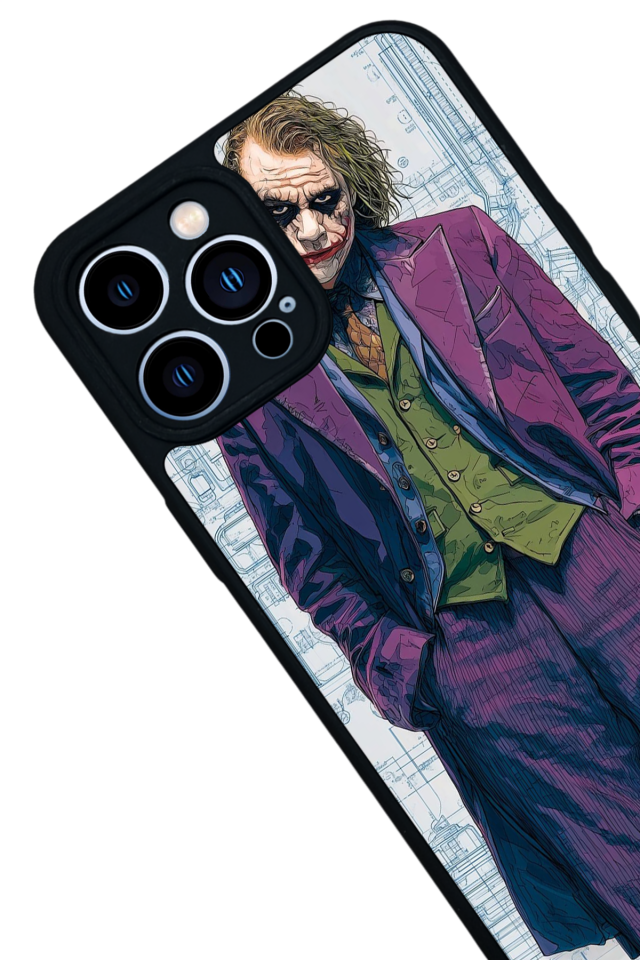 iPhone 12 Pro Max Uyumlu Joker Tasarımlı Glossy Premium Kılıf