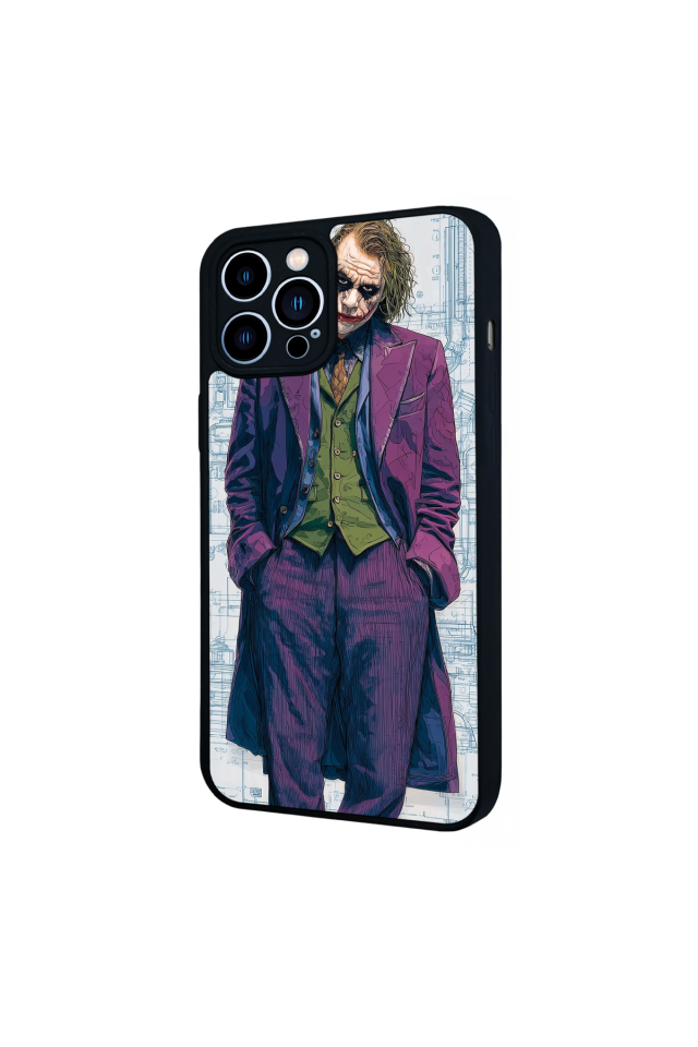 iPhone 12 Pro Max Uyumlu Joker Tasarımlı Glossy Premium Kılıf