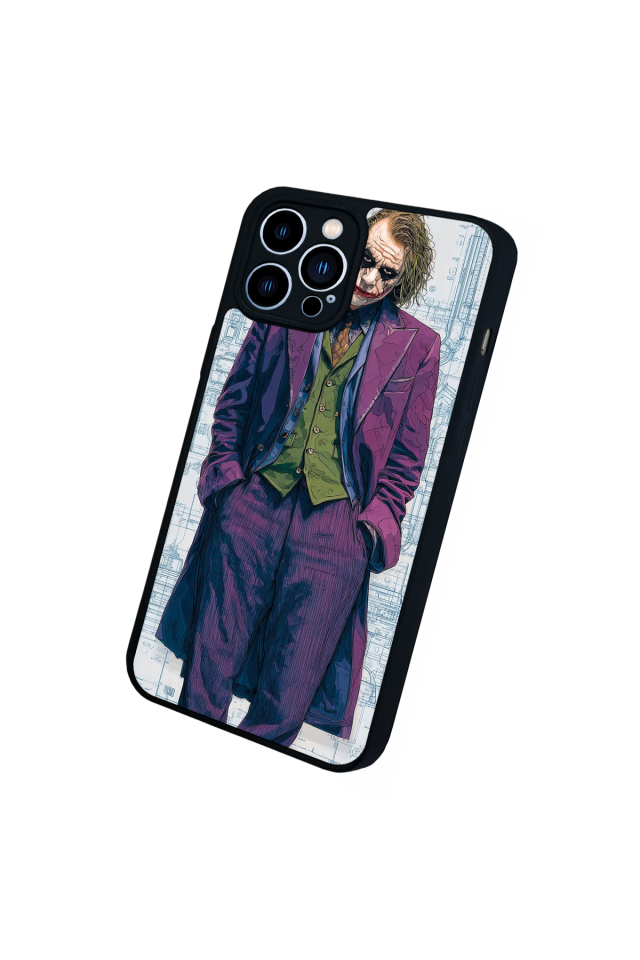 iPhone 12 Pro Max Uyumlu Joker Tasarımlı Glossy Premium Kılıf