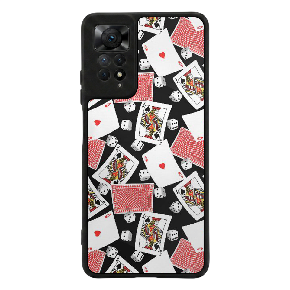 Xiaomi Redmi Note 11 Pro Uyumlu Kart Tasarımlı Glossy Premium Kılıf