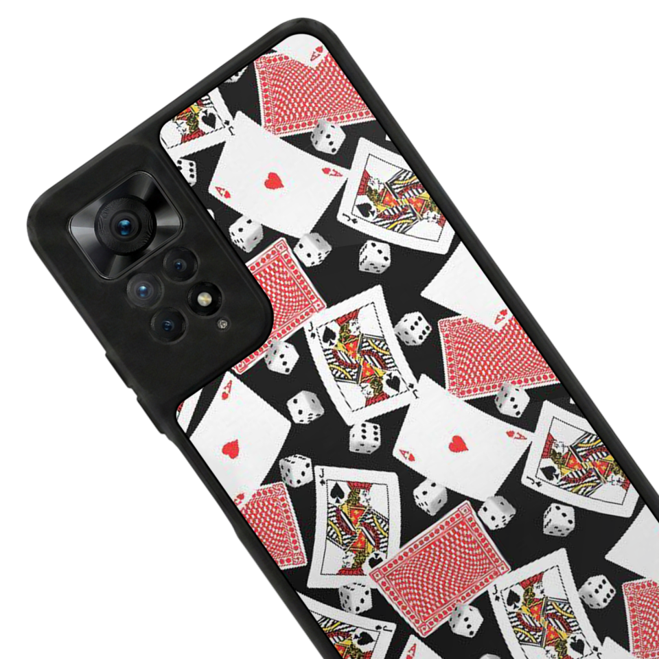 Xiaomi Redmi Note 11 Pro Uyumlu Kart Tasarımlı Glossy Premium Kılıf