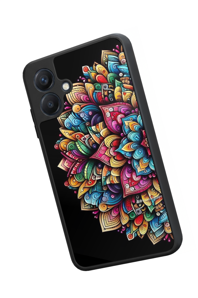 Samsung Galaxy A07 Uyumlu Mandala Tasarımlı Glossy Premium Kılıf