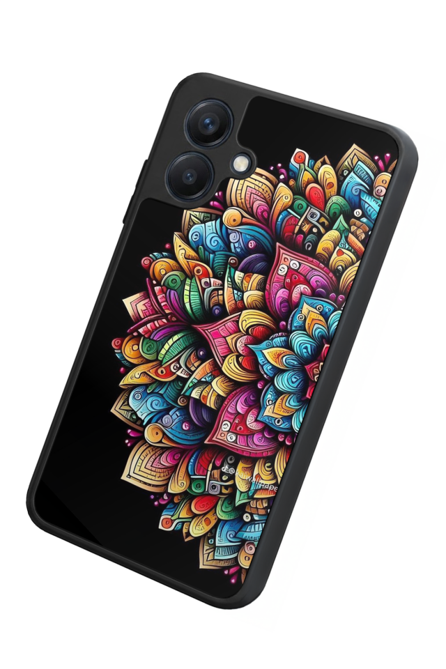 Samsung Galaxy A07 Uyumlu Mandala Tasarımlı Glossy Premium Kılıf