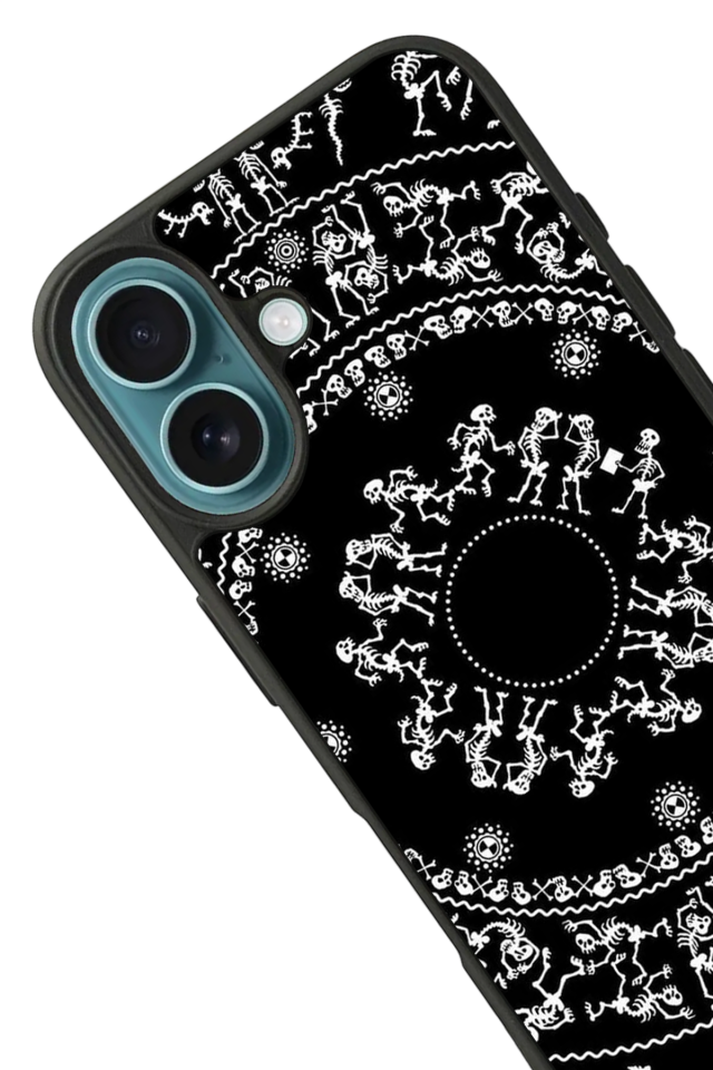 iPhone 16 Uyumlu Mandala Tasarımlı Glossy Premium Kılıf