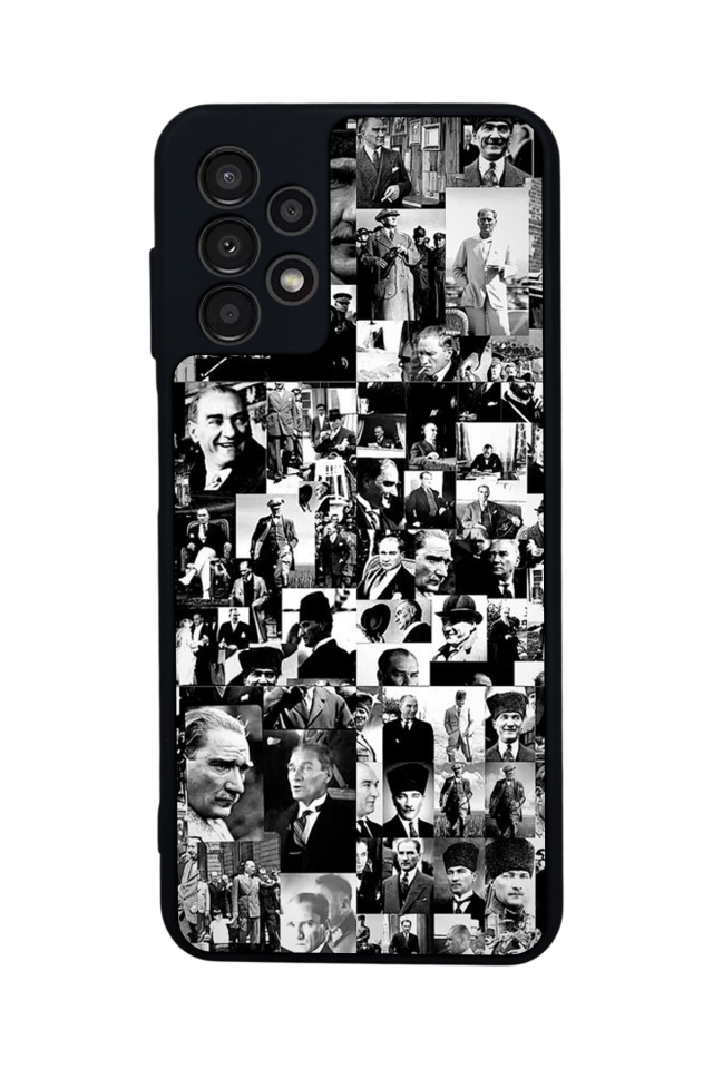 Samsung Galaxy A23 Uyumlu Mustafa Kemal Ataturk Tasarımlı Glossy Premium Kılıf