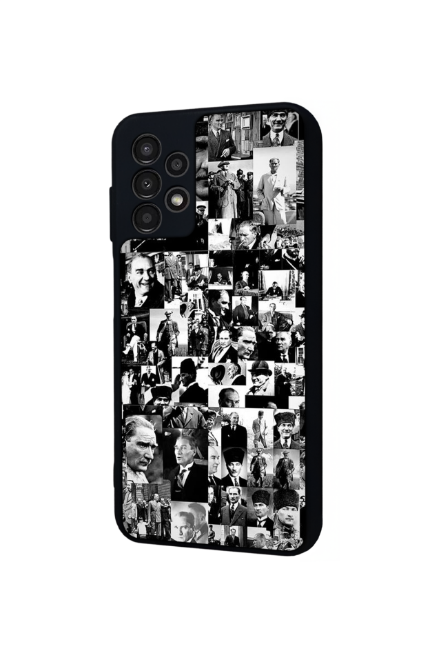 Samsung Galaxy A23 Uyumlu Mustafa Kemal Ataturk Tasarımlı Glossy Premium Kılıf