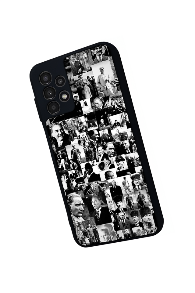 Samsung Galaxy A23 Uyumlu Mustafa Kemal Ataturk Tasarımlı Glossy Premium Kılıf