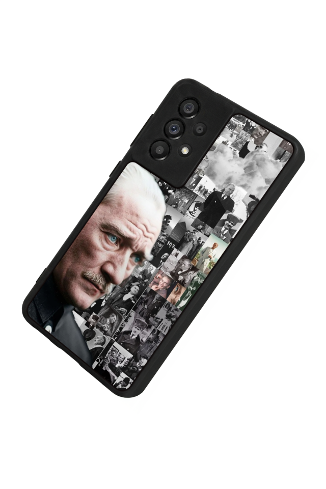 Samsung Galaxy A73 Uyumlu Mustafa Kemal Ataturk Tasarımlı Glossy Premium Kılıf