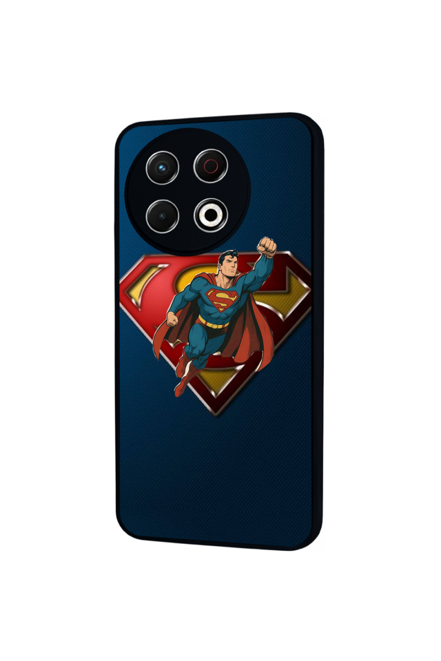 Tecno Spark 30 Pro Uyumlu Superman Tasarımlı Glossy Premium Kılıf