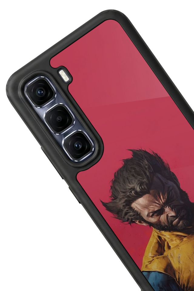 Infinix Hot 60 Pro Plus Uyumlu Wolverine Tasarımlı Glossy Premium Kılıf