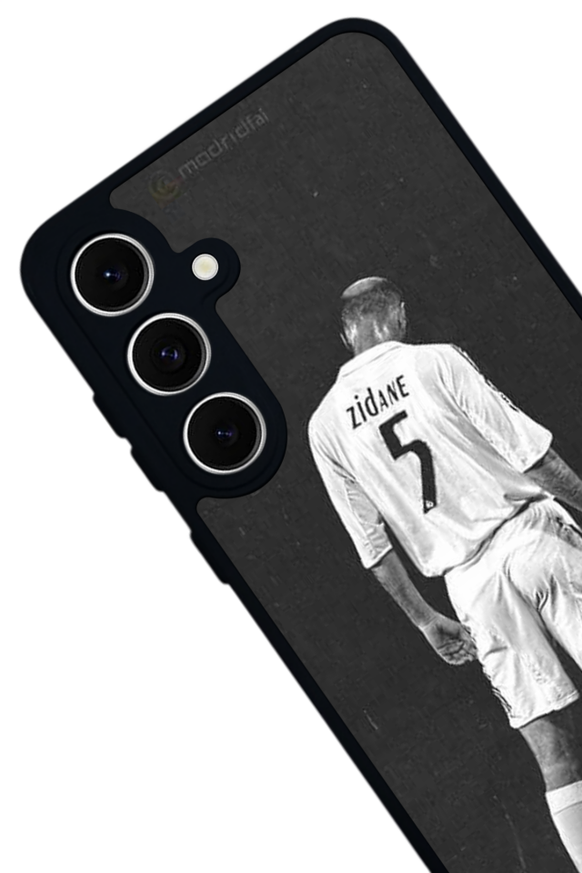 Samsung Galaxy S24 FE Uyumlu Zidane Tasarımlı Glossy Premium Kılıf