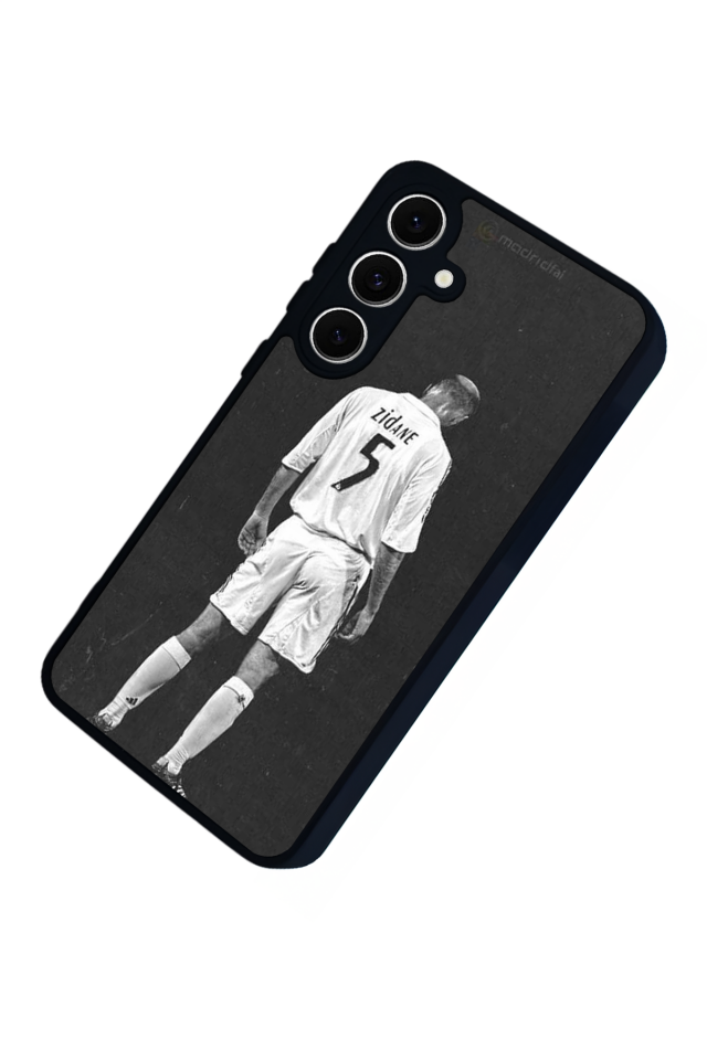 Samsung Galaxy S24 FE Uyumlu Zidane Tasarımlı Glossy Premium Kılıf
