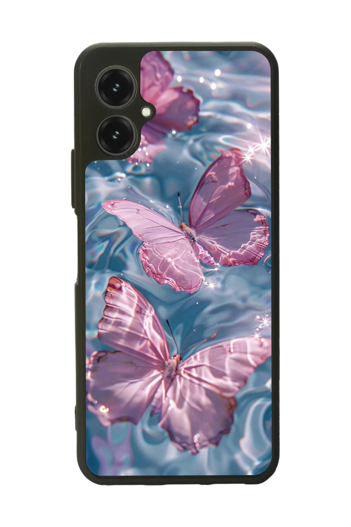Omix X5 Uyumlu Kelebek Tasarımlı Glossy Premium Kılıf
