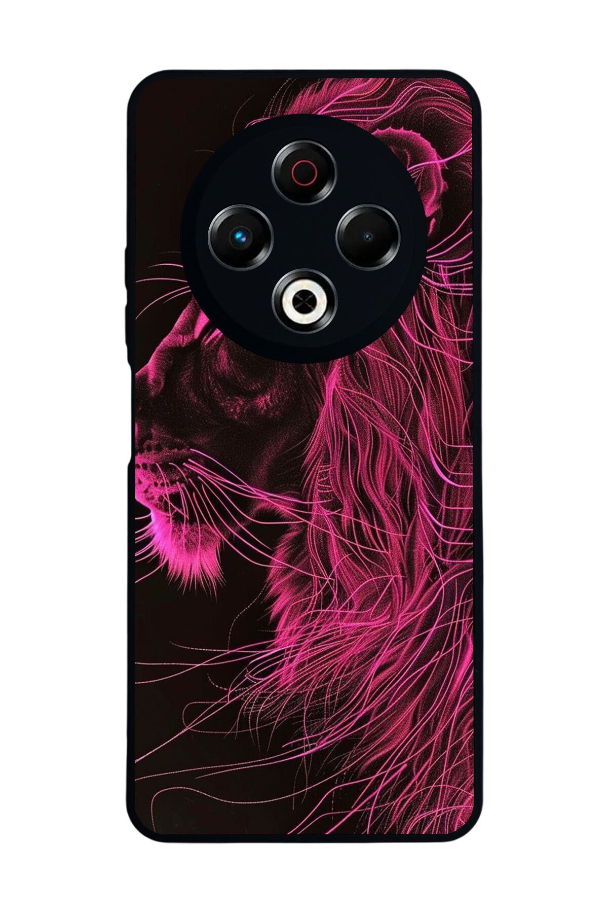 Tecno Spark 30 Uyumlu Aslan Tasarımlı Glossy Premium Kılıf