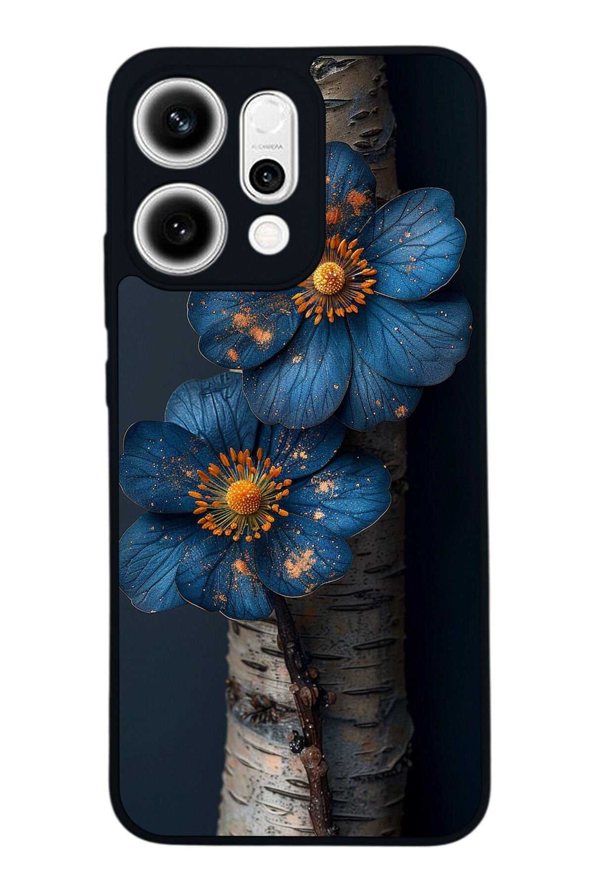 Oppo Reno 14 Uyumlu Cicek Tasarımlı Glossy Premium Kılıf