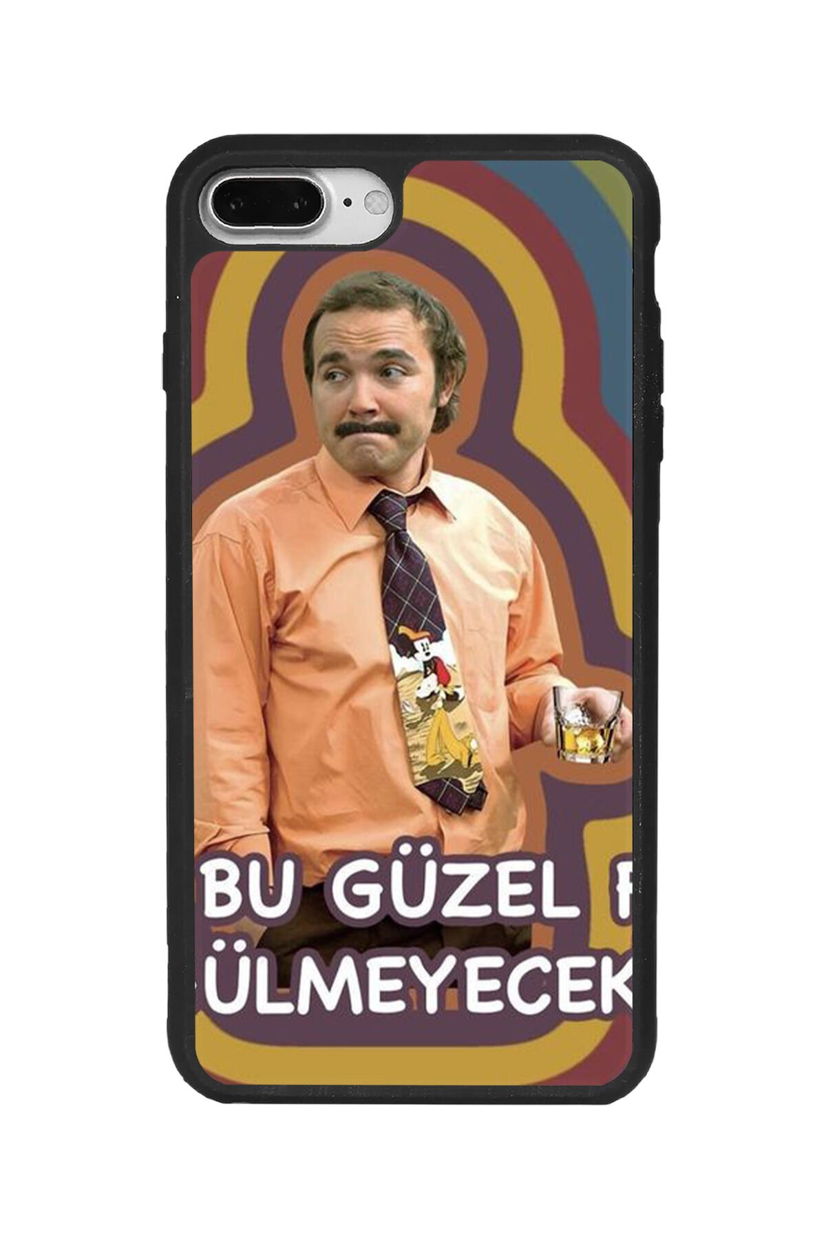 Apple iPhone 7 Plus Siyah Silikon Kılıf Çiziklere ve Darbelere Karşı Koruma