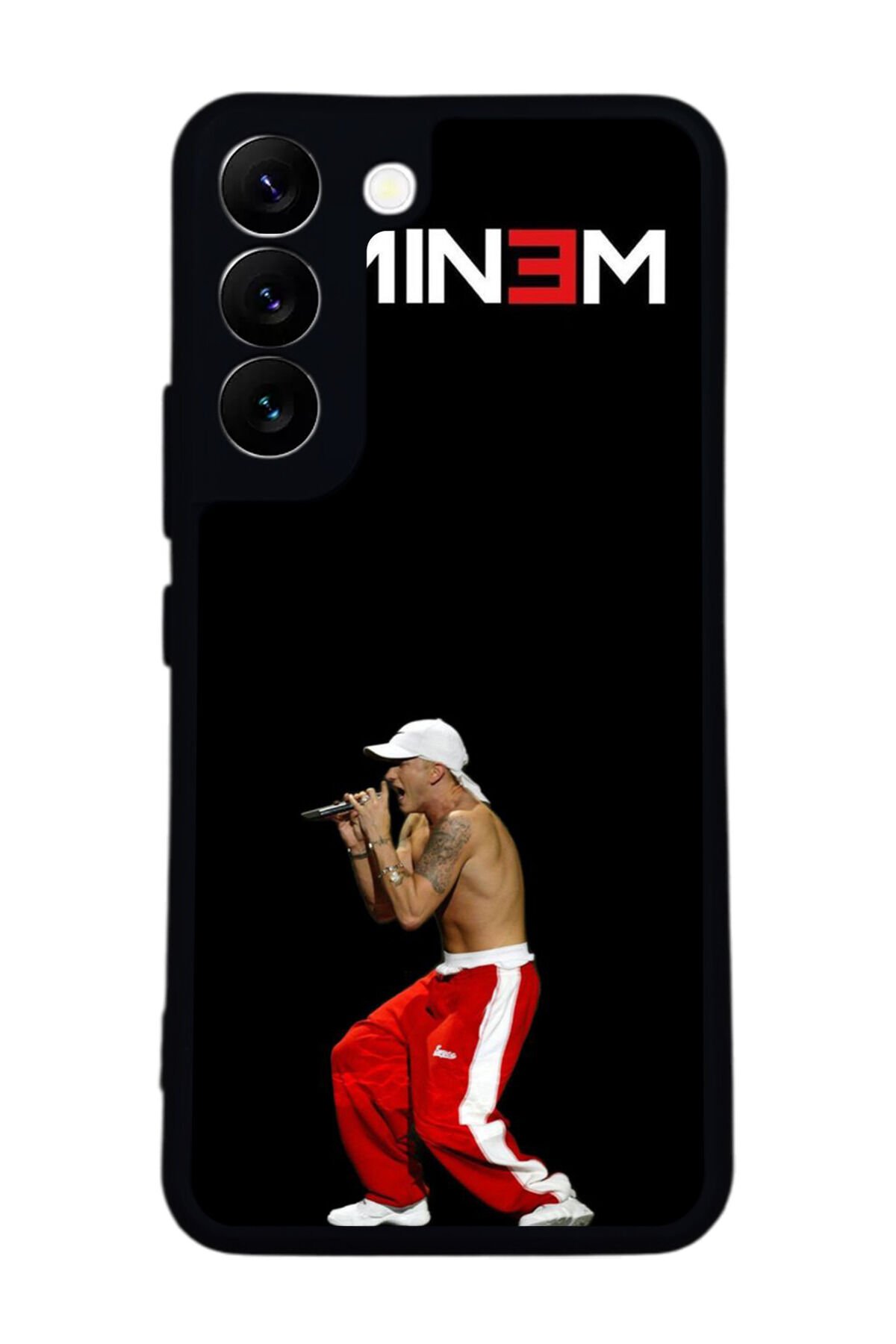 Samsung Galaxy S22 Uyumlu Eminem Tasarımlı Glossy Premium Kılıf