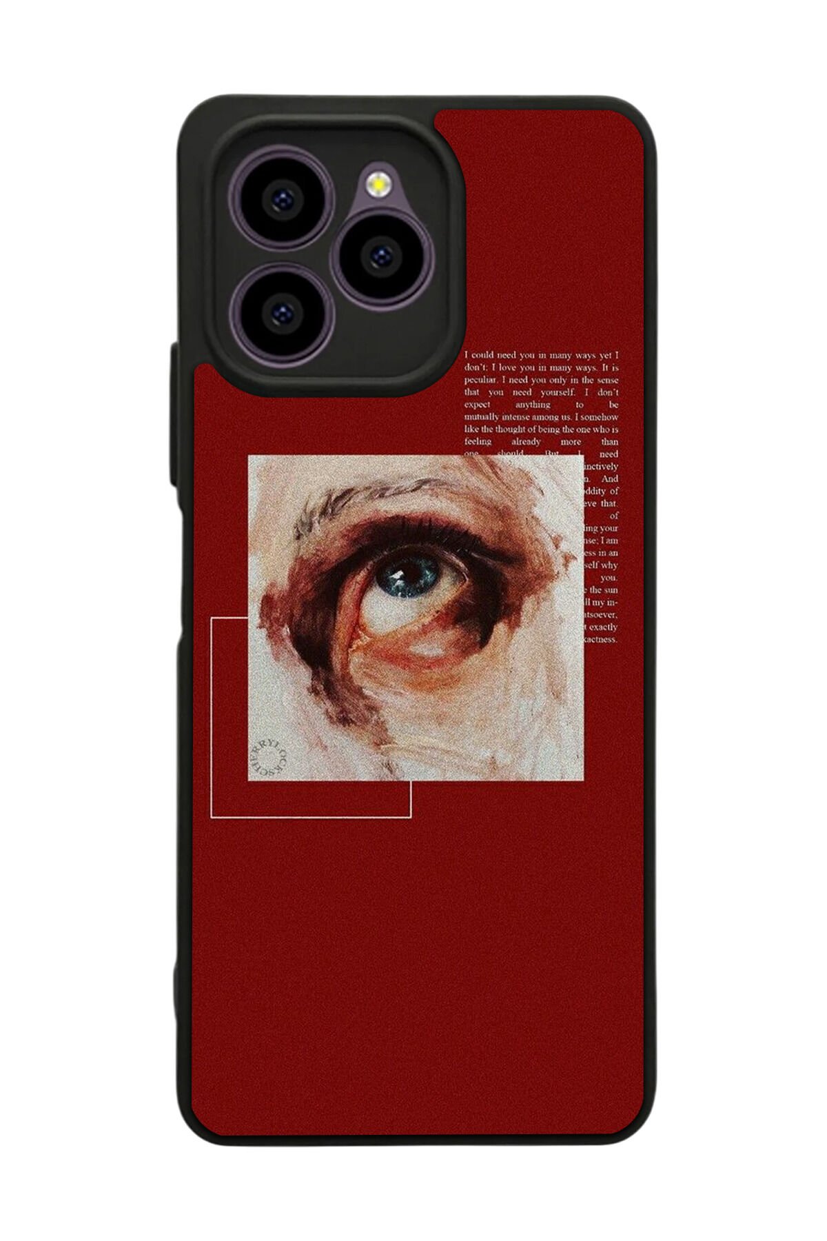 Omix X6 Uyumlu Kirmizi Tasarımlı Glossy Premium Kılıf