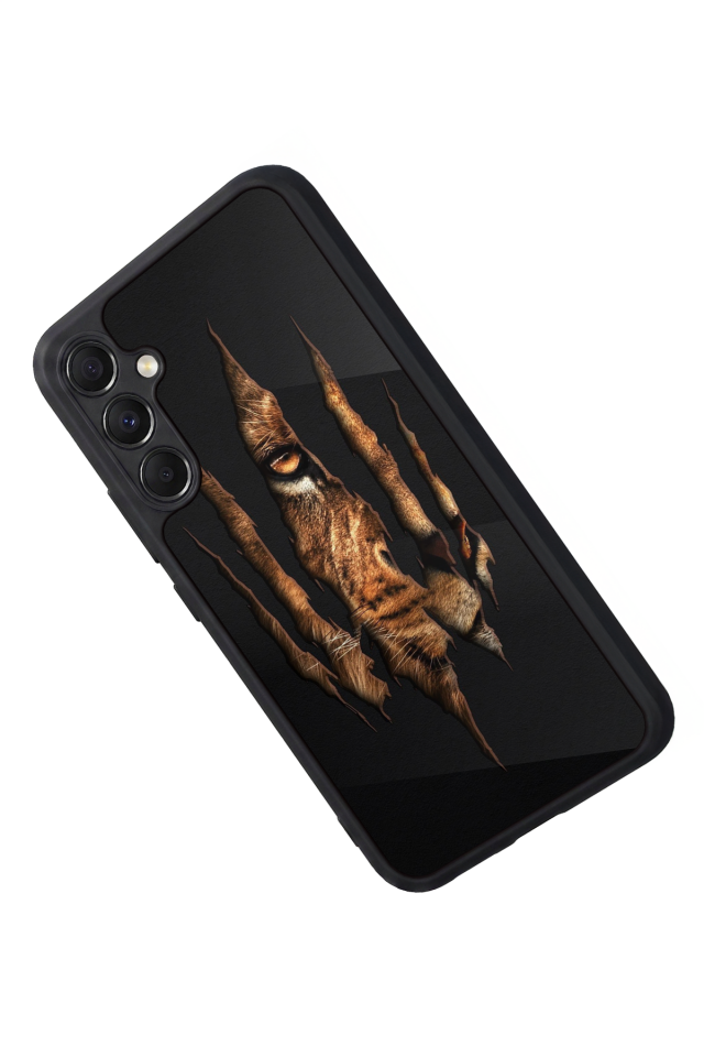 Samsung Galaxy A34 Uyumlu Aslan Tasarımlı Glossy Premium Kılıf