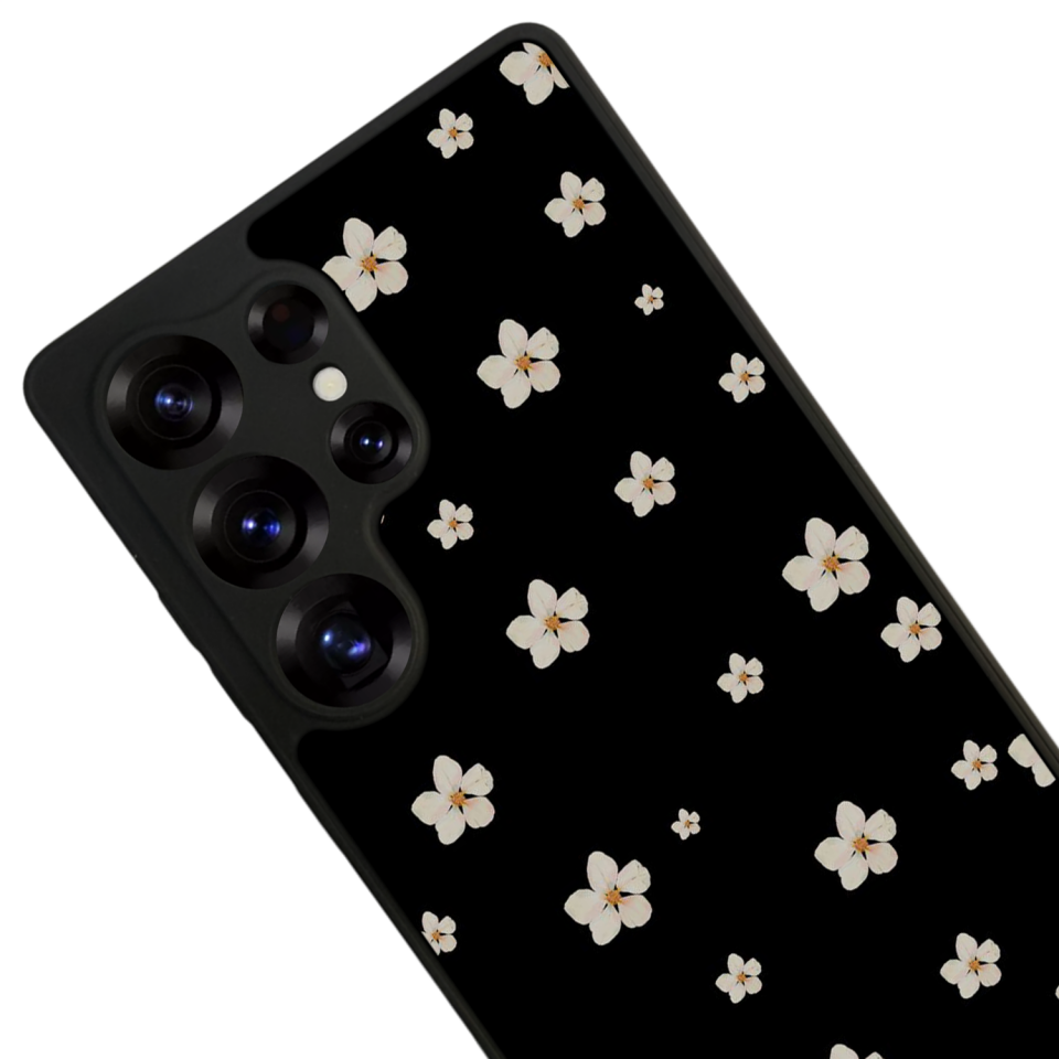 Samsung Galaxy S25 Ultra Uyumlu Cicek Tasarımlı Glossy Premium Kılıf