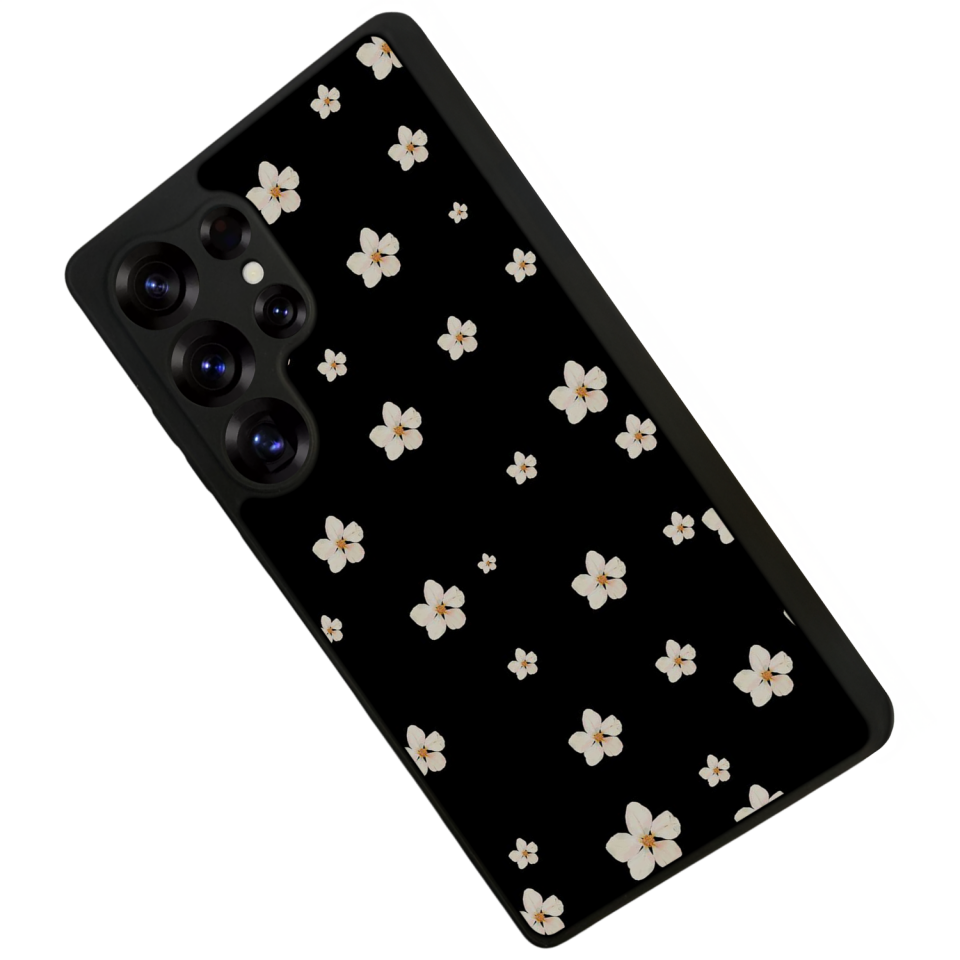 Samsung Galaxy S25 Ultra Uyumlu Cicek Tasarımlı Glossy Premium Kılıf