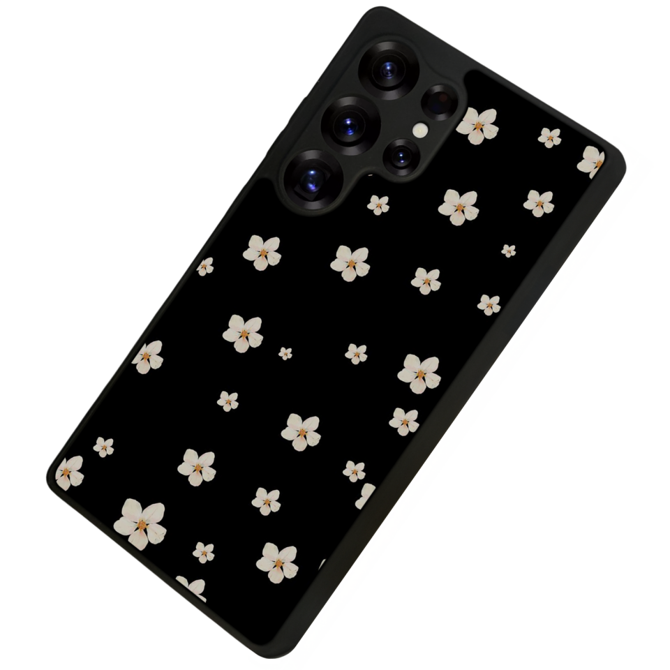 Samsung Galaxy S25 Ultra Uyumlu Cicek Tasarımlı Glossy Premium Kılıf