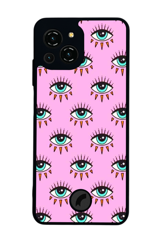 Reeder S23 Pro Max Uyumlu Göz Tasarımlı Glossy Premium Kılıf