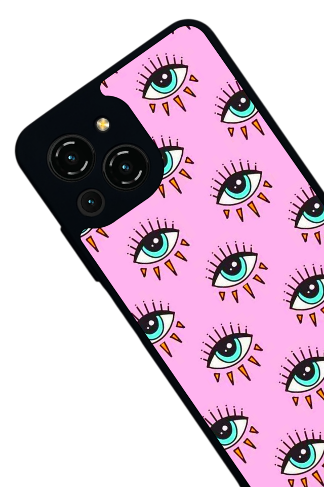 Reeder S23 Pro Max Uyumlu Göz Tasarımlı Glossy Premium Kılıf