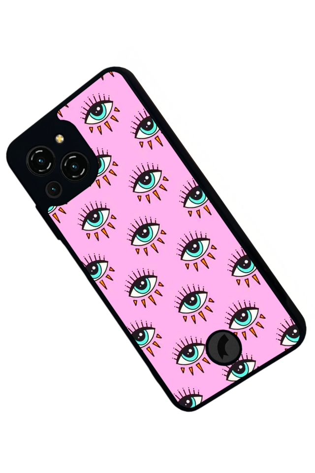 Reeder S23 Pro Max Uyumlu Göz Tasarımlı Glossy Premium Kılıf