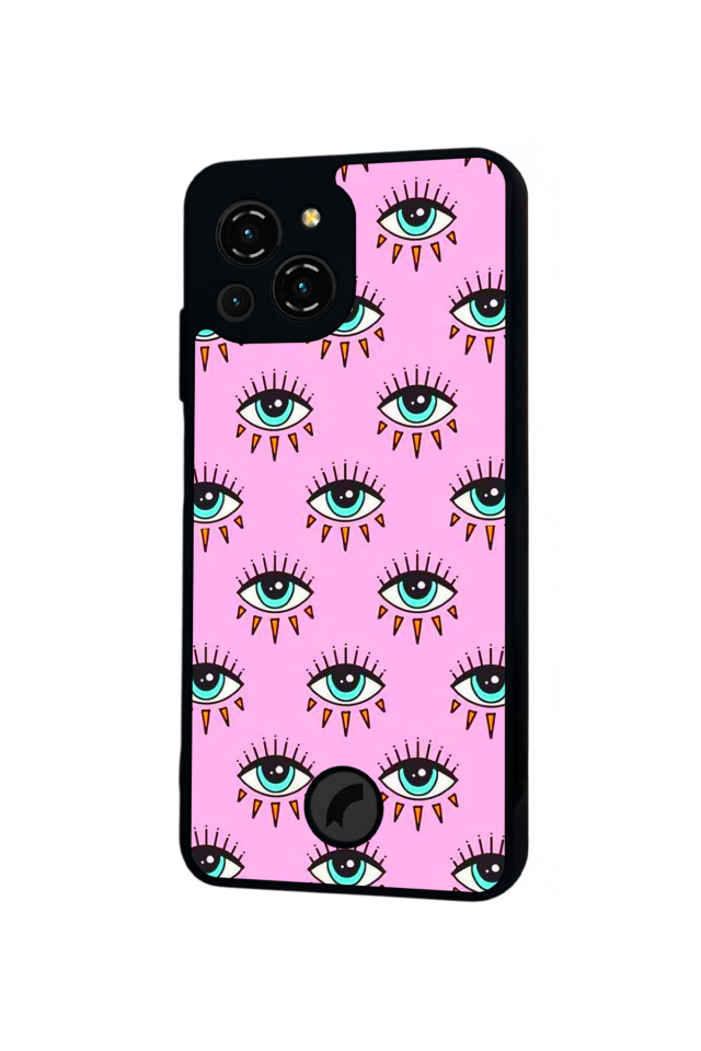 Reeder S23 Pro Max Uyumlu Göz Tasarımlı Glossy Premium Kılıf