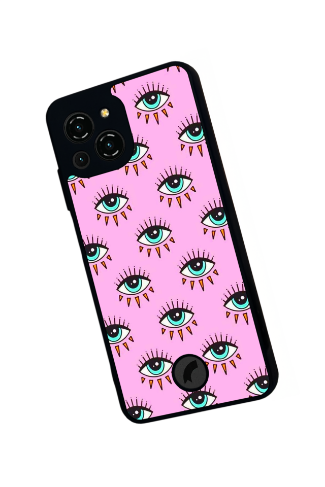 Reeder S23 Pro Max Uyumlu Göz Tasarımlı Glossy Premium Kılıf