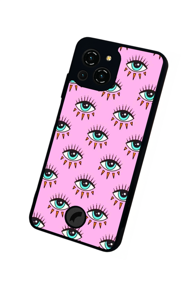 Reeder S23 Pro Max Uyumlu Göz Tasarımlı Glossy Premium Kılıf