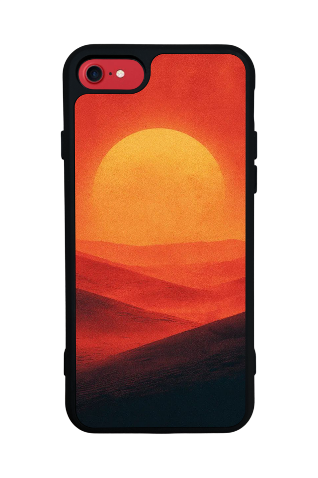 iPhone 7 Uyumlu Güneş Tasarımlı Glossy Premium Kılıf