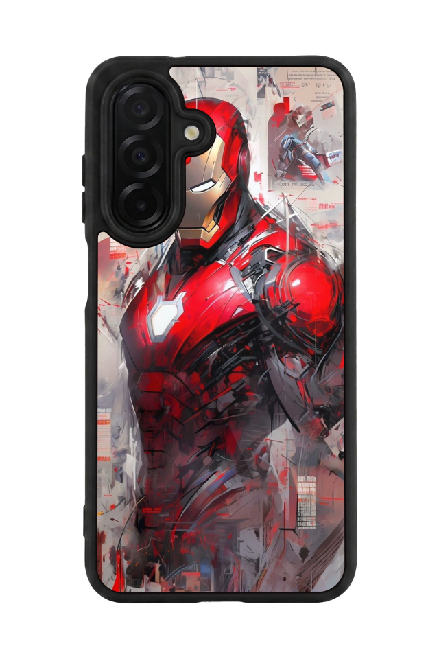 Samsung Galaxy A56 Uyumlu Iron Man ( Demir Adam ) Tasarımlı Glossy Premium Kılıf