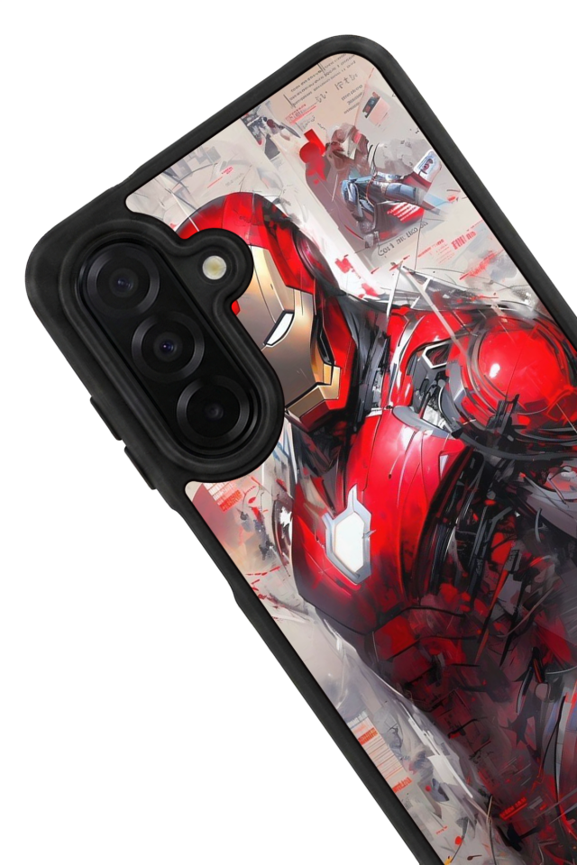 Samsung Galaxy A56 Uyumlu Iron Man ( Demir Adam ) Tasarımlı Glossy Premium Kılıf