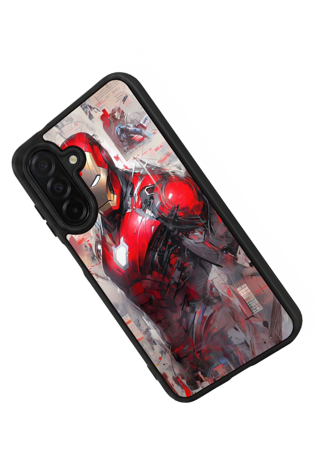 Samsung Galaxy A56 Uyumlu Iron Man ( Demir Adam ) Tasarımlı Glossy Premium Kılıf