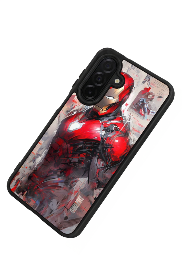 Samsung Galaxy A56 Uyumlu Iron Man ( Demir Adam ) Tasarımlı Glossy Premium Kılıf