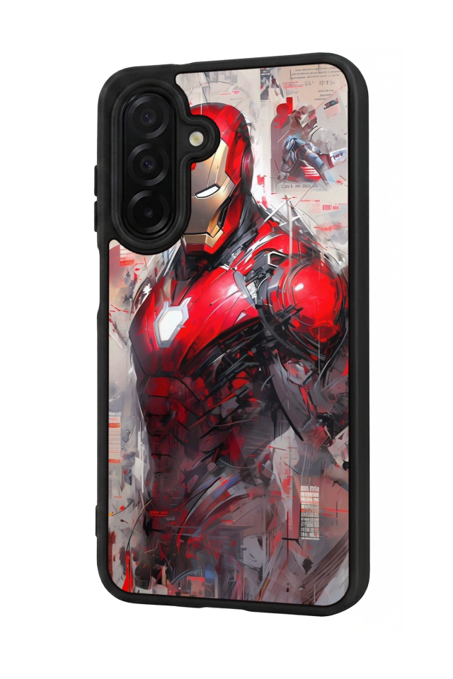 Samsung Galaxy A56 Uyumlu Iron Man ( Demir Adam ) Tasarımlı Glossy Premium Kılıf