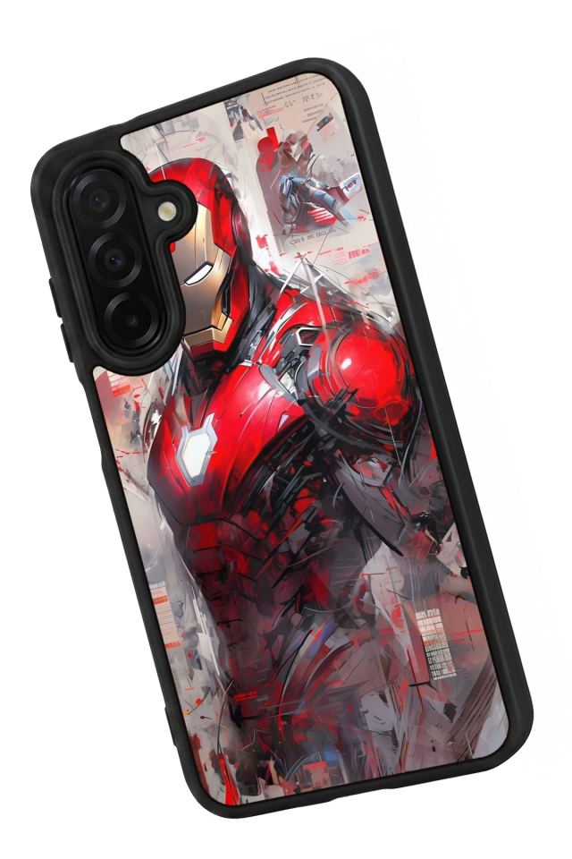 Samsung Galaxy A56 Uyumlu Iron Man ( Demir Adam ) Tasarımlı Glossy Premium Kılıf