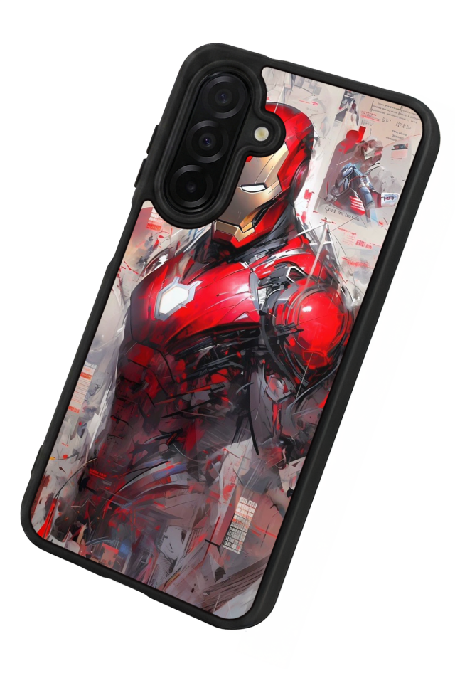 Samsung Galaxy A56 Uyumlu Iron Man ( Demir Adam ) Tasarımlı Glossy Premium Kılıf