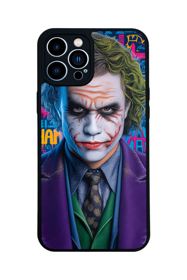 iPhone 12 Pro Max Uyumlu Joker Tasarımlı Glossy Premium Kılıf