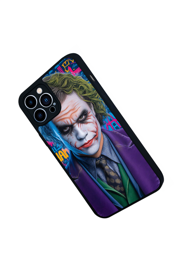 iPhone 12 Pro Max Uyumlu Joker Tasarımlı Glossy Premium Kılıf