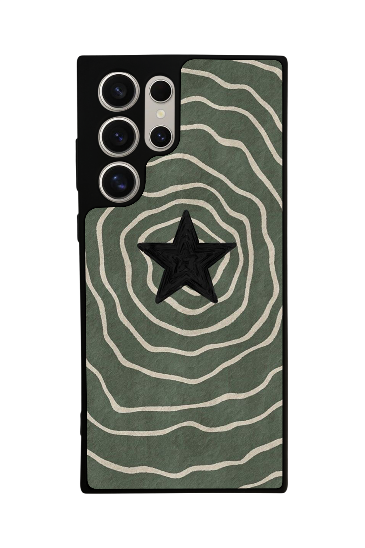 Samsung Galaxy S22 Ultra Uyumlu Retro Yildizlar Tasarımlı Glossy Premium Kılıf