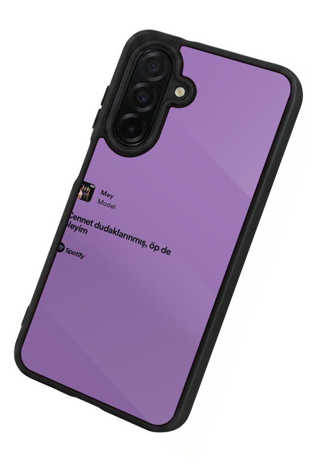 Samsung Galaxy A26 Uyumlu Sarki Sozleri Tasarımlı Glossy Premium Kılıf